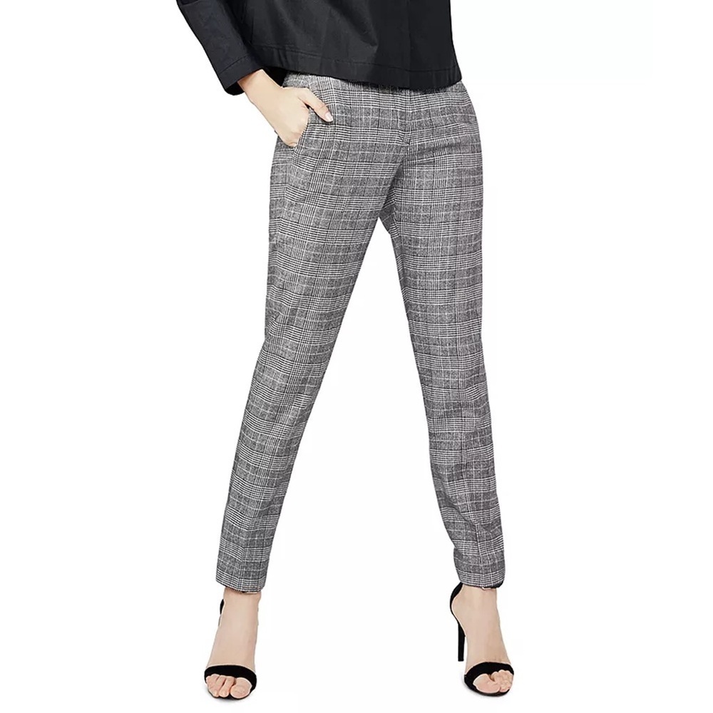 Maje - Pochy Plaid Pants - Gray